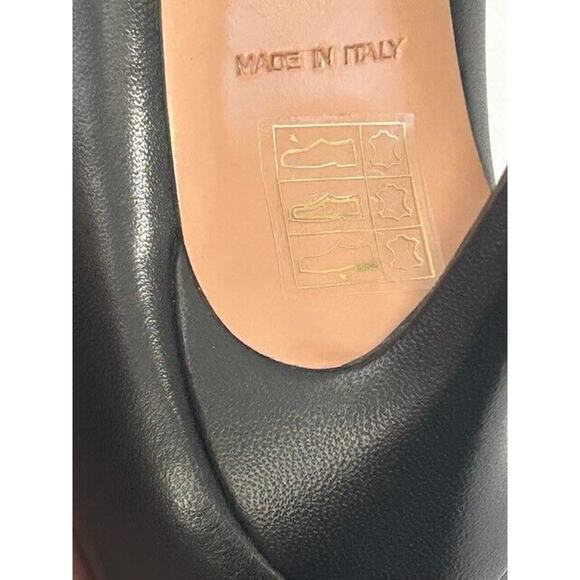 LITA By Ciara Pump Heels Slip On Pointed Toe Stiletto Leather Black 37/6.5 NIB - Picture 8 of 8